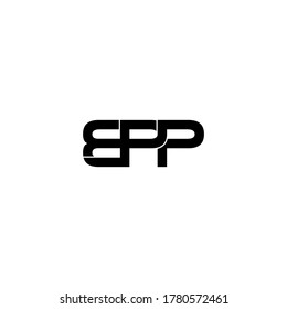 bpp letter original monogram logo design