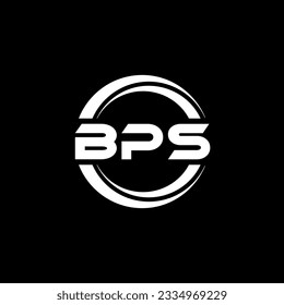 BPS letter logo design in illustration. Vector logo, calligraphy designs for logo, Poster, Invitation, etc.
