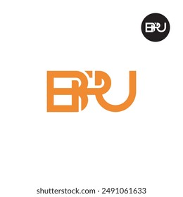BPU-Logo-Buchstabe Monogram Design