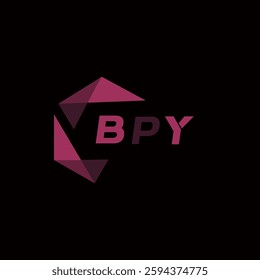 BPY creative minimalist letter logo. BPY unique vector initials alphabet letter logo design
