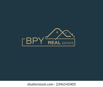 BPY Real Estate and Consultants Logo Design Vectors images. Luxury Real Estate Logo Design