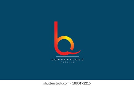 BQ Abstract initial monogram letter alphabet logo design