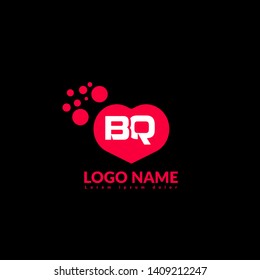 BQ company linked letter logo concept. Designed for your web site design, logo, app, UI. initial logo design