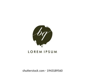 BQ Initial beauty monogram logo vector