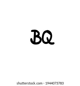 BQ initial handwriting logo for identity