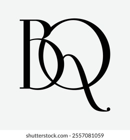 bq Initial Letter Logo Symbol
