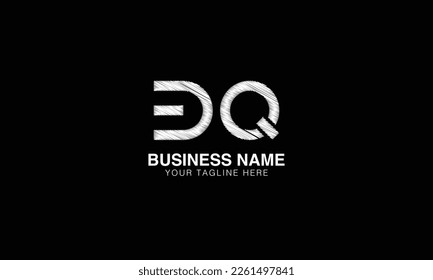 BQ initial logo | initial based abstract modern minimal creative logo, vector template image. luxury logotype logo, real estate homie logo. typography. initials