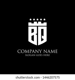 BQ initial logo design inspiration, badge template,good for business and finance logo brand