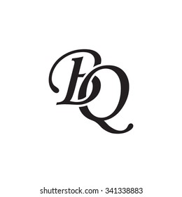BQ initial monogram logo