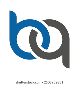 bq letter link logo template