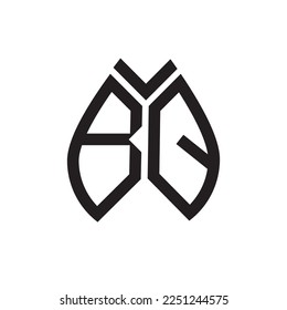 Diseño del logo de la carta de barbacoa. Diseño creativo del logo de la carta de barbacoa. Concepto del logo de la carta con iniciales creativas de barbacoa.
