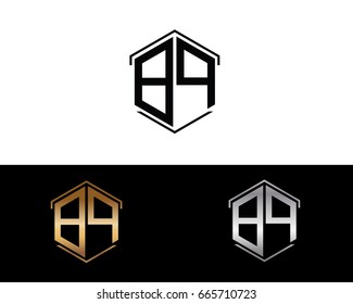 BQ letters linked with hexagon shape logo






