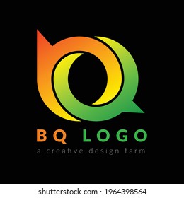 BQ logo Creative Modern Colorful and Gray Logo For Professional and Business use
