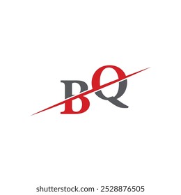 BQ Minimalist Logo with Dynamic Diagonal Line