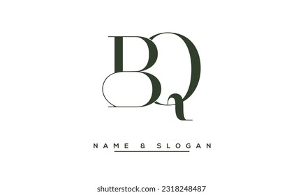 BQ,  QB  Abstract  Letters  Logo  Monogram