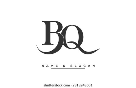 BQ,  QB  Abstract  Letters  Logo  Monogram