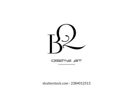 BQ, QB, B, Q abstract letters logo monogram