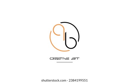 BQ, QB, B, Q abstract letters logo monogram
