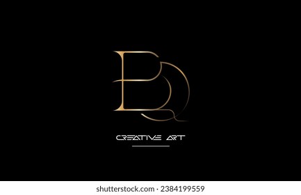BQ, QB, B, Q abstrakte Buchstaben Logo-Monogramm