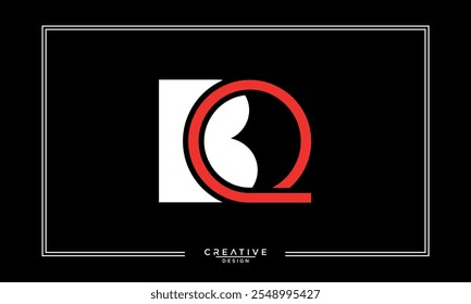 BQ, QB, B, Q, Abstract Letters Logo Monogram
