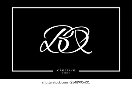 BQ, QB, B, Q, Abstract Letters Logo Monogram