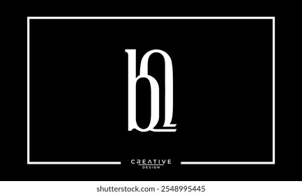 BQ, QB, B, Q, Abstract Letters Logo Monogram