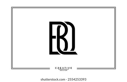 BQ, QB, B, Q, Abstract Letters Logo Monogram