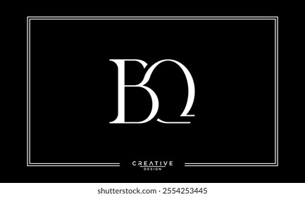 BQ, QB, B, Q, Abstract Letters Logo Monogram