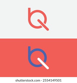 BQ or QB letter logo. Unique attractive creative modern initial BQ QB B Q initial based letter icon logo
