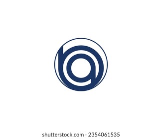 BQ QB logo design vector template