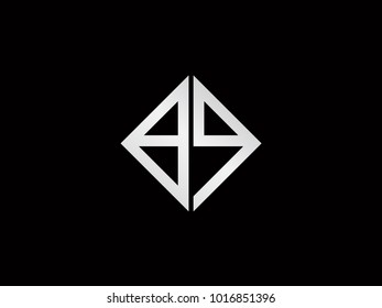 BQ square shape silver color logo