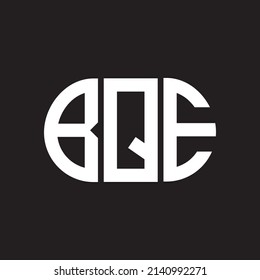 BQE letter logo design on black background. BQE 
creative initials letter logo concept. BQE letter design.