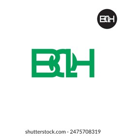BQH Logo Letter Monogram Design