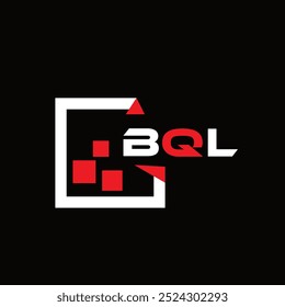 Logotipo da letra minimalista criativa da BQL. BQL iniciais vetoriais únicas alfabeto letra logotipo design
