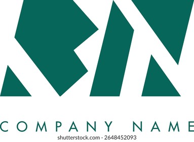Diseño de Vector de logotipo de letra abstracta moderna creativa BR. Utilizable para su empresa o negocio e identidad de marca.