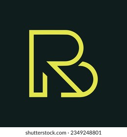BR creative and modern vector logo design