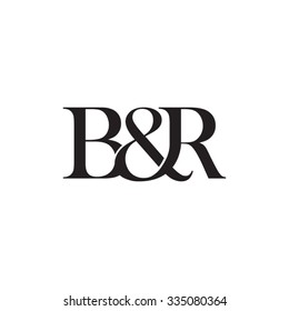 B&R Initial Logo. Ampersand Monogram Logo