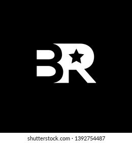 Br Initials Star Logo Icon Vector Stock Vector (Royalty Free ...