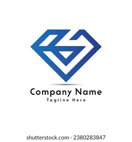 BR letter diamond shape creative logo design icon