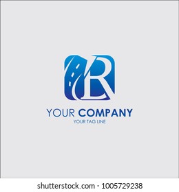 BR logo design, Financial Advisors Logo Design Template Vector Icon, Growth graph vector icon illustration sign, arrow logo design, insurance, business