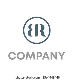 br logo vector design template sign