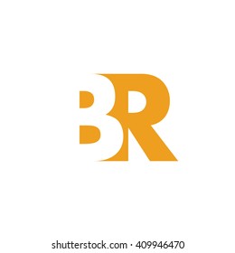 BR Logo | Vector Graphic Branding Letter Element | jpg, eps, path, web, app, art, ai | White Background