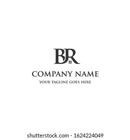 BR logo with a window form element which means a real estate company