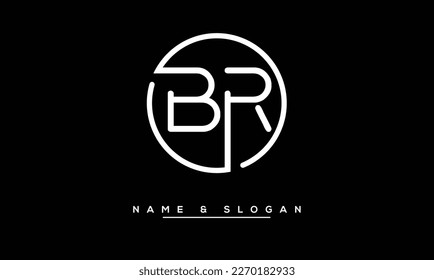 BR, RB  Abstract  Letters  Logo  Monogram