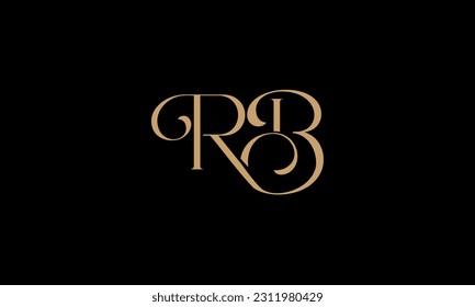 BR, RB, Abstract Letters Logo Monogram