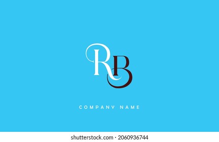 BR, RB Alphabets Letters Logo Monogram