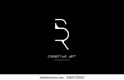BR, RB, B, R abstract letters logo monogram