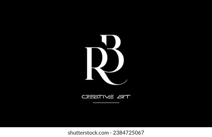 BR, RB, B, R abstract letters logo monogram