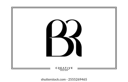 BR, RB, B, R, Abstract Letters Logo Monogram