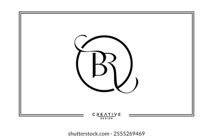 BR, RB, B, R, Abstract Letters Logo Monogram